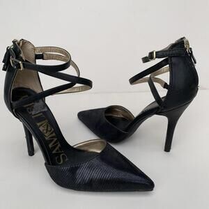 Sam & Libby Black Heels Sz 8 Womens